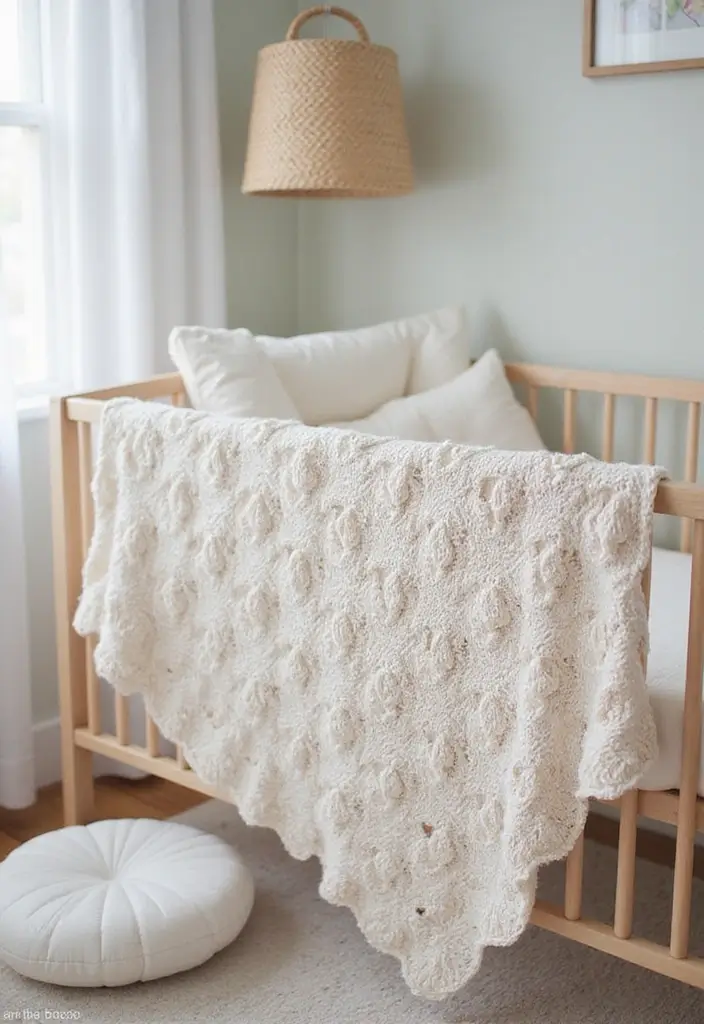 25 Colorful Crochet Patterns for Baby Blankets - 13. Simple Shells