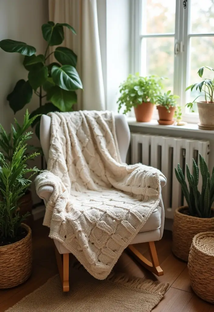 25 Colorful Crochet Patterns for Baby Blankets - 8. Nature-Inspired Leaves