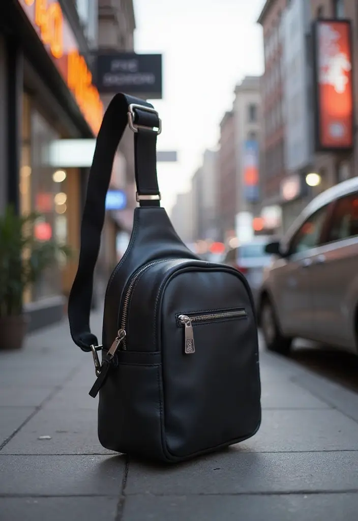 25 Mosaic Crochet Patterns Free Charts for Blankets - 15. Urban Chic Sling Bag