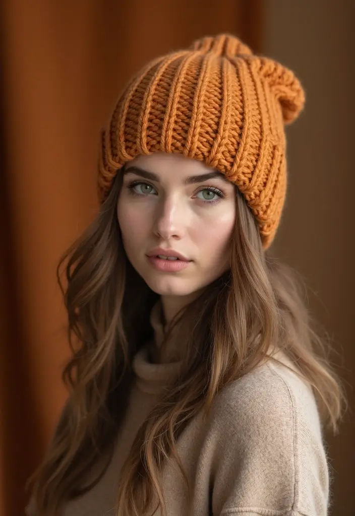 25 Quick and Cute Crochet Beanie Pattern Free Ideas for All Ages - 12. Textured Puff Stitch Beanie