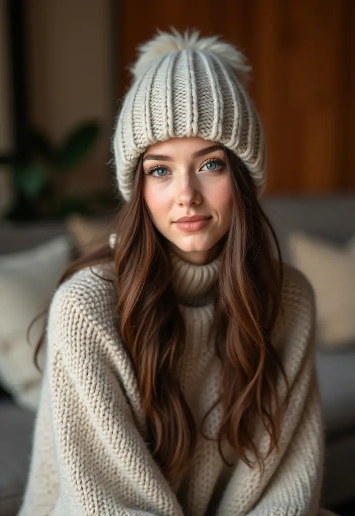 25 Quick and Cute Crochet Beanie Pattern Free Ideas for All Ages - 16. Fuzzy Textured Beanie