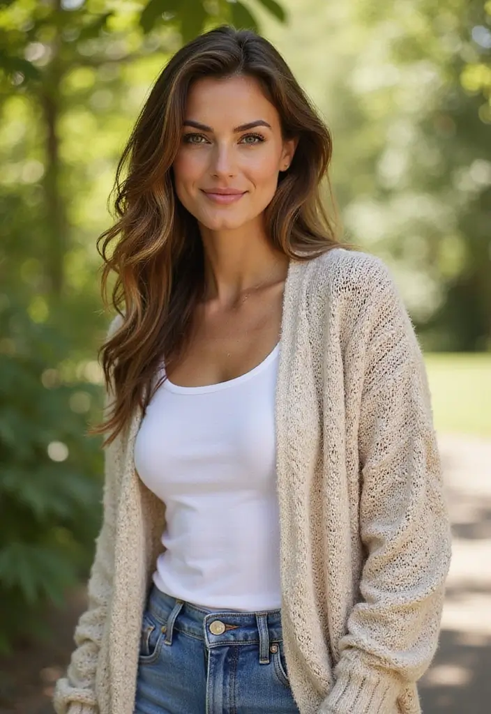 25 Stylish Crochet Cardigan Patterns: Free Women Designs for Every Season - 8. Textured Ripple Cardigan