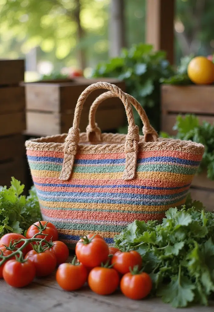25 Stylish and Practical Crochet Tote Bags Free Patterns for Everyday Fashion - 1. The Classic Market Tote
