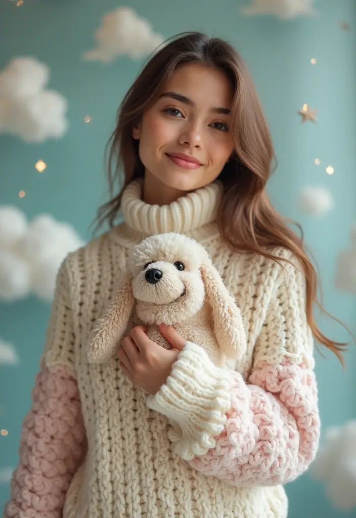 26 Adorable Crochet Dog Sweater Free Pattern Ideas for Every Size and Breed - 22. The Fairy Tale Sweater