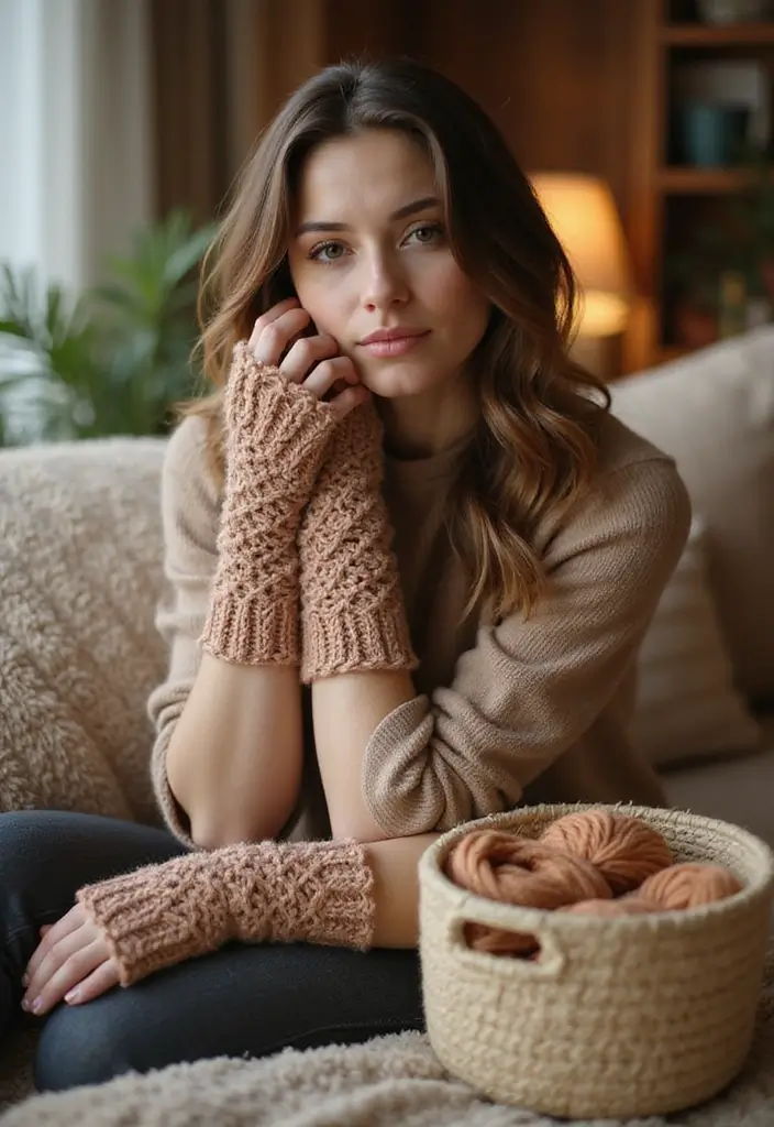 27 Cozy Crochet Fingerless Gloves Free Pattern Ideas for Autumn and Winter - 2. Chunky Crochet Fingerless Gloves