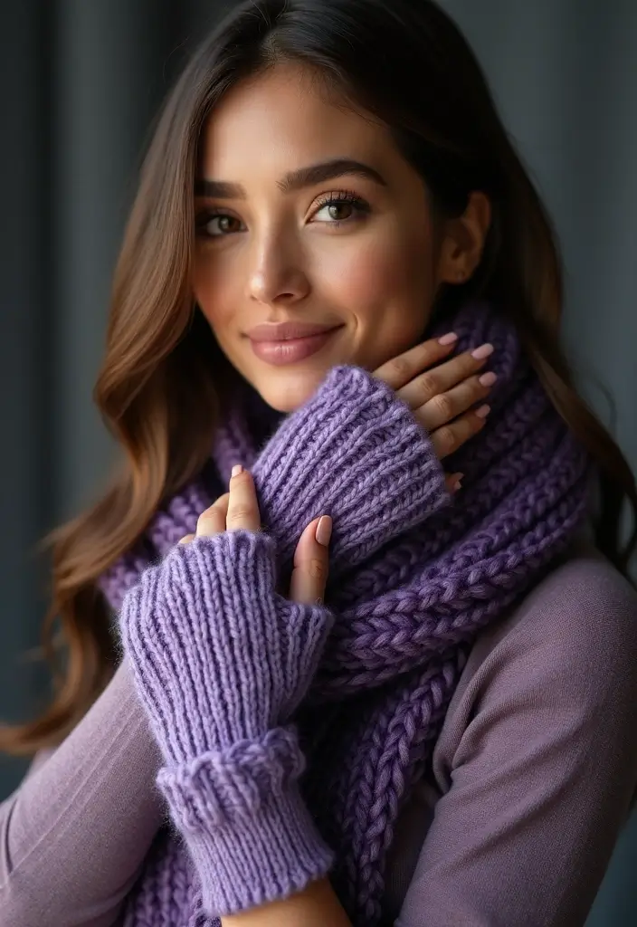 27 Cozy Crochet Fingerless Gloves Free Pattern Ideas for Autumn and Winter - 24. Ombre Effect Fingerless Gloves