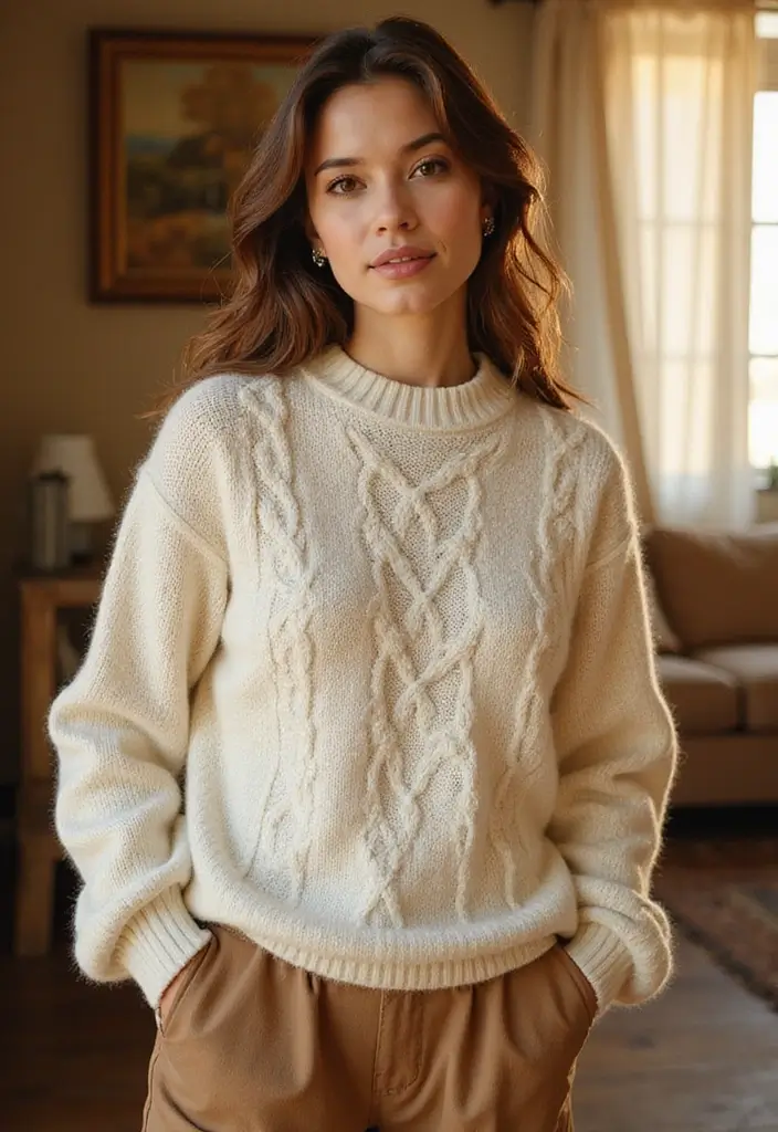 27 Cozy Crochet Sweater Pattern Free Ideas for Every Skill Level - 11. The Textured Pullover