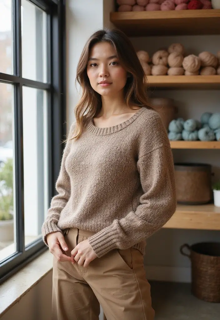 27 Cozy Crochet Sweater Pattern Free Ideas for Every Skill Level - 7. The Boat Neck Sweater