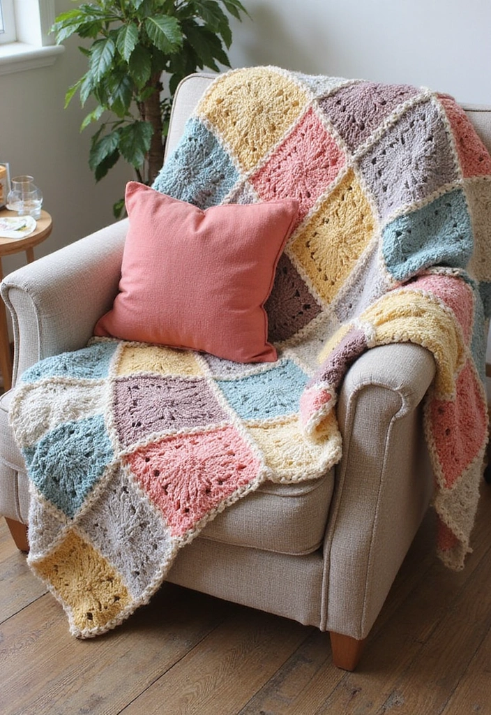 27 Creative Ideas on What to Crochet When Bored for Relaxing Craft Sessions - 9. Blanket Squares