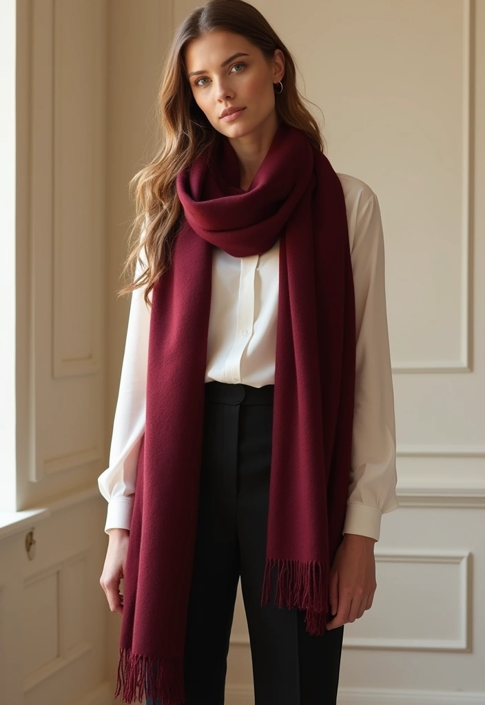 27 Elegant Crochet Shawl Patterns for Every Season - 24. Classic Solid Shawl