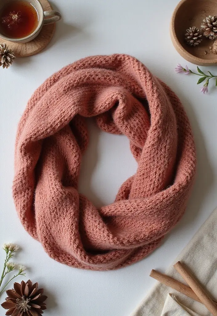 27 Simple Tutorials on How to Crochet for Beginners with Easy Stitches and Patterns - 18. Easy Infinity Scarf