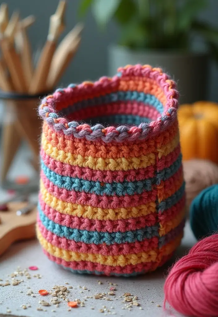 27 Simple Tutorials on How to Crochet for Beginners with Easy Stitches and Patterns - 20. Simple Pouch
