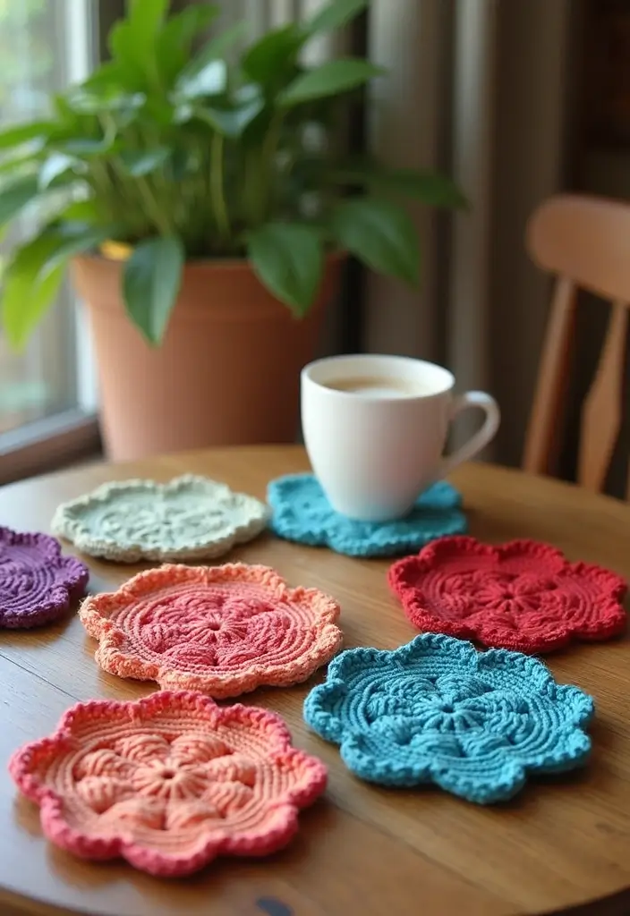 27 Simple Tutorials on How to Crochet for Beginners with Easy Stitches and Patterns - 26. Simple Coasters