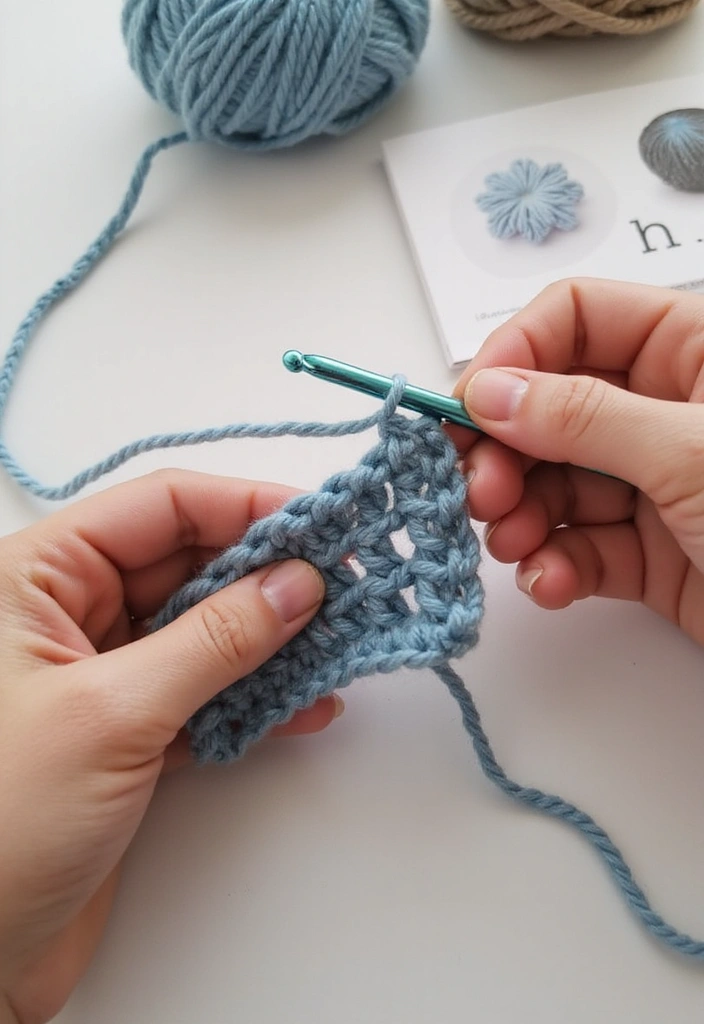 27 Simple Tutorials on How to Crochet for Beginners with Easy Stitches and Patterns - 5. Treble Crochet Stitch