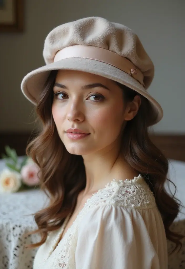 27 Stylish Crochet Hats Free Pattern Ideas for Warmth and Style - 10. Vintage Cloche