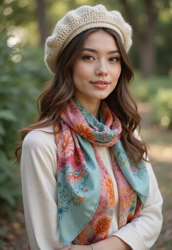 27 Stylish Crochet Hats Free Pattern Ideas for Warmth and Style - 6. Beret with a Twist