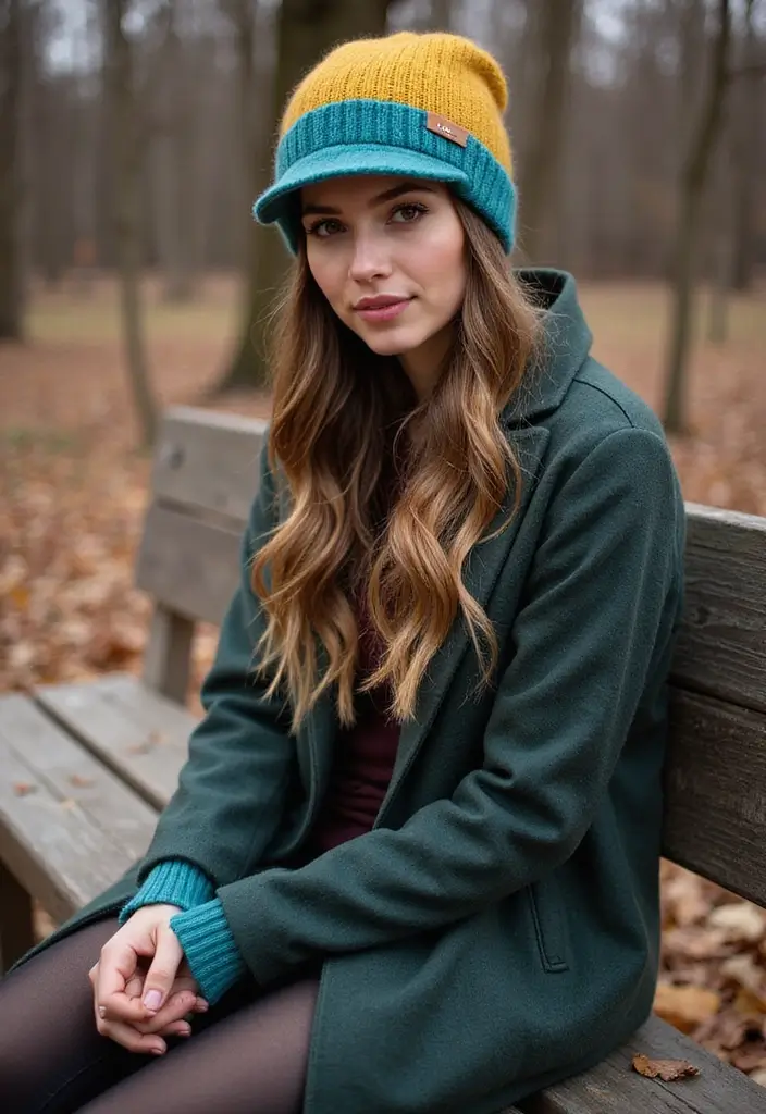 27 Stylish Crochet Hats Free Pattern Ideas for Warmth and Style - 8. Beanie with a Brim