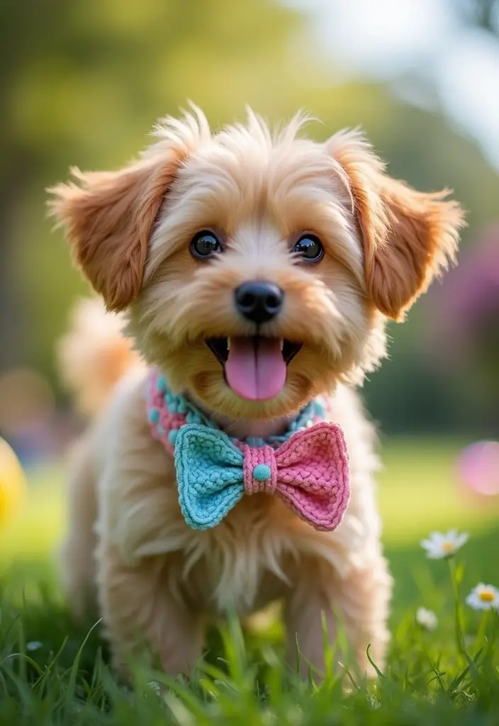 27 Unique Crochet Clothing and Accessories to Elevate Your Handmade Wardrobe - 19. Crochet Pet Bowties