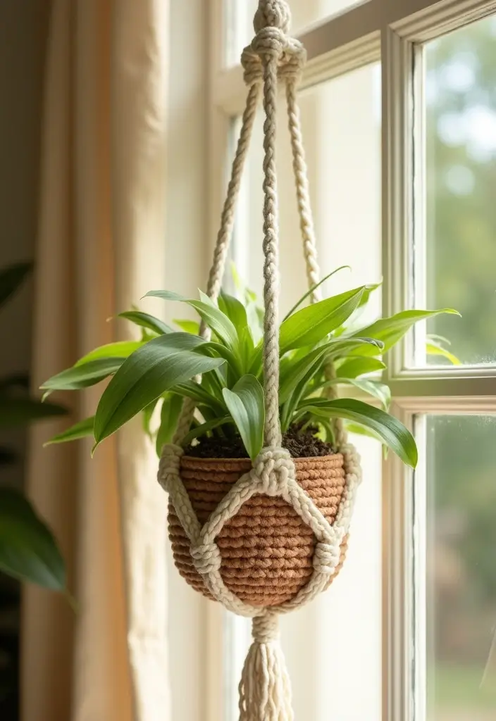 27 Unique Crochet Clothing and Accessories to Elevate Your Handmade Wardrobe - 20. Crochet Plant Holders