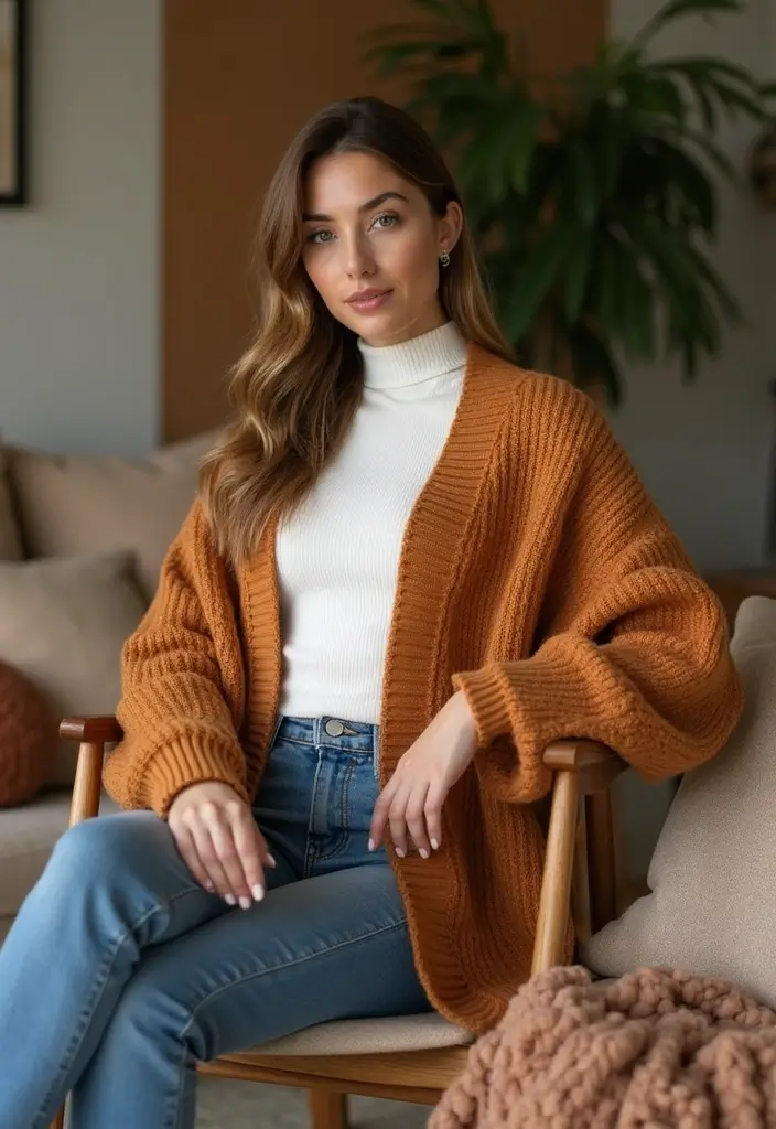 28 Cozy Crochet Cardigan Pattern Free Ideas for Layering and Warmth - 1. Chunky Knit Cardigan