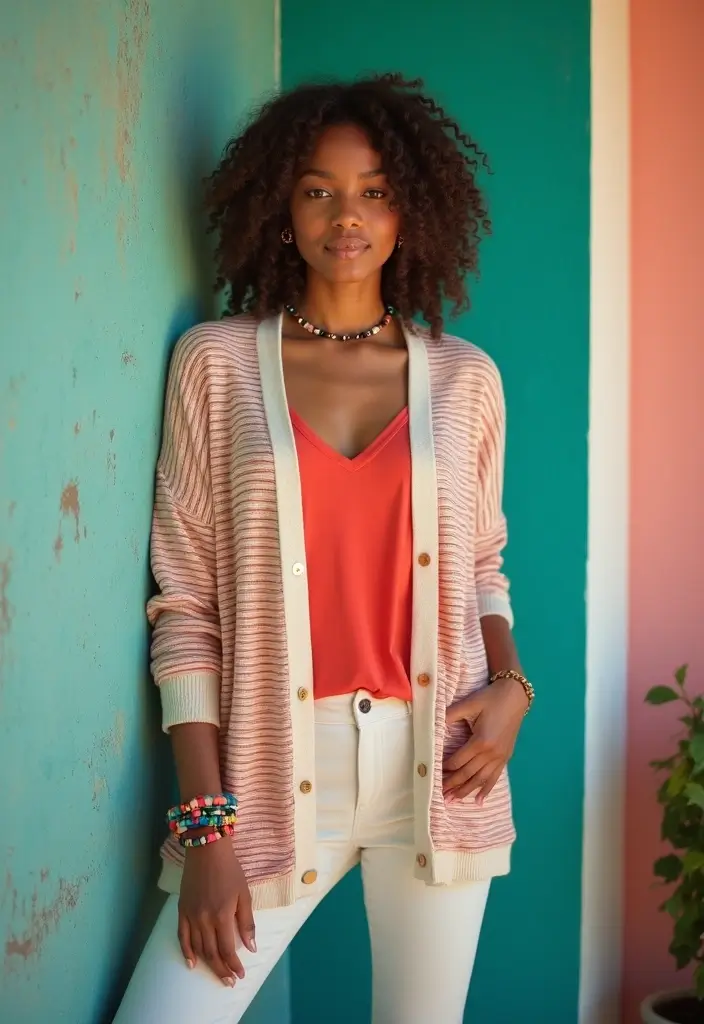 28 Cozy Crochet Cardigan Pattern Free Ideas for Layering and Warmth - 18. Striped Cardigan