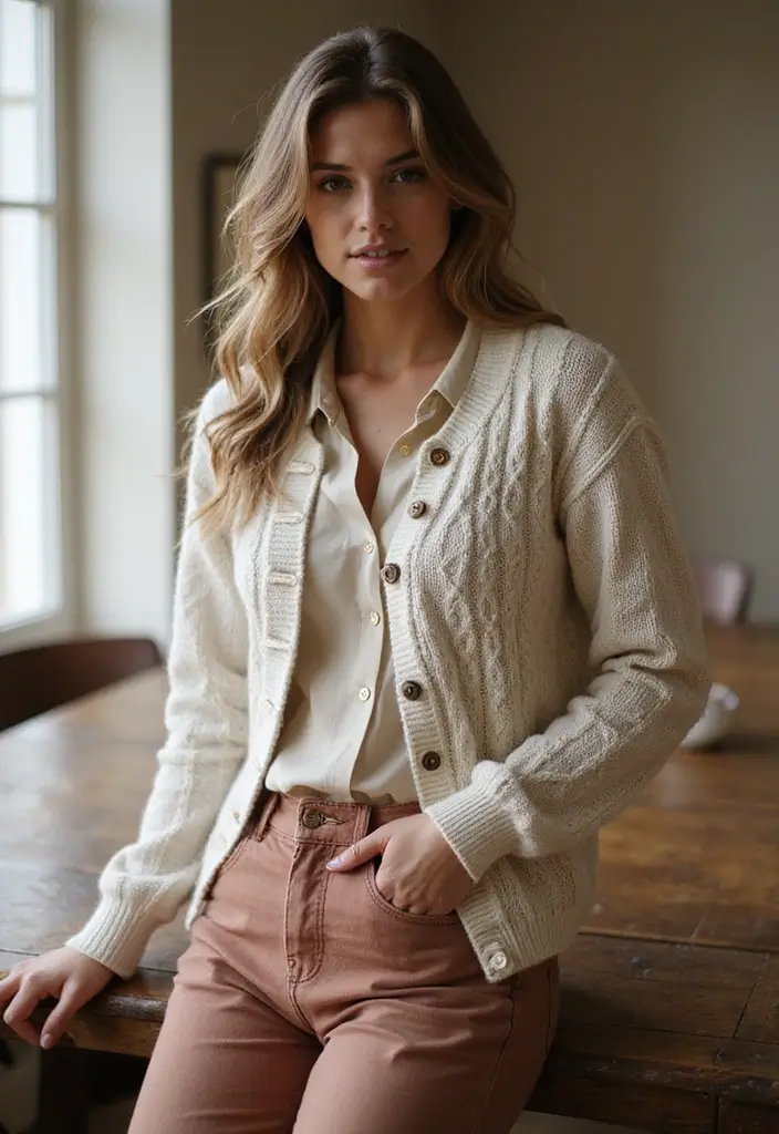 28 Cozy Crochet Cardigan Pattern Free Ideas for Layering and Warmth - 5. Button-Up Cardigan