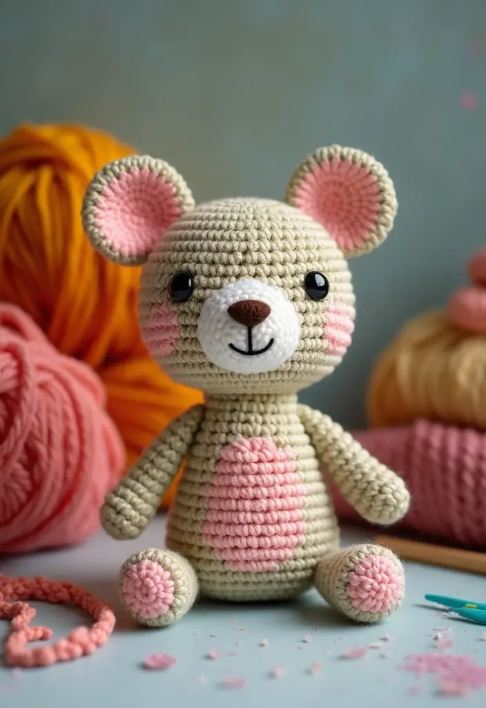 28 Crochet Patterns for Beginners with Basic Stitches Using Eco-Friendly Yarn - 13. Simple Crochet Toy