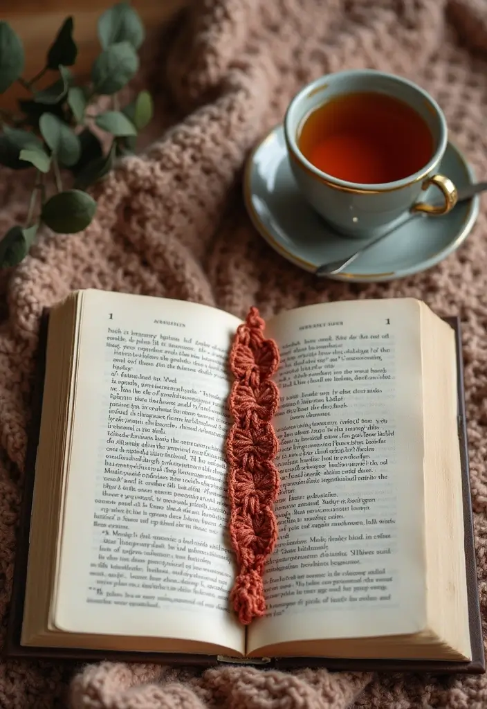 28 Crochet Patterns for Beginners with Basic Stitches Using Eco-Friendly Yarn - 14. Easy Crochet Bookmark