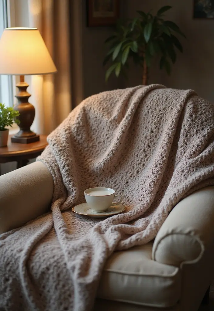 28 Crochet Patterns for Beginners with Basic Stitches Using Eco-Friendly Yarn - 8. Easy Crochet Blanket