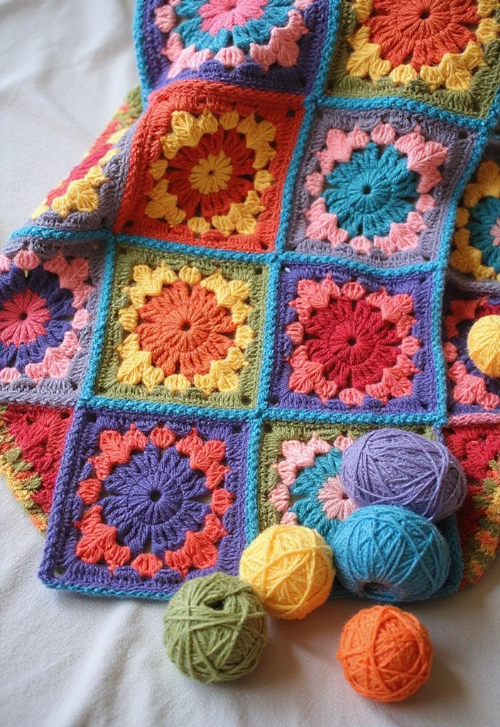 28 Cute and Warm Crochet Baby Blanket Free Pattern Designs Perfect for Newborn Gifts - 1. Basic Granny Square Blanket