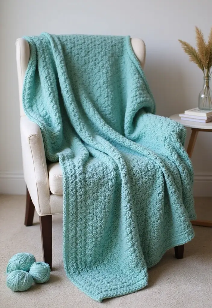 28 Cute and Warm Crochet Baby Blanket Free Pattern Designs Perfect for Newborn Gifts - 2. Ripple Stitch Blanket