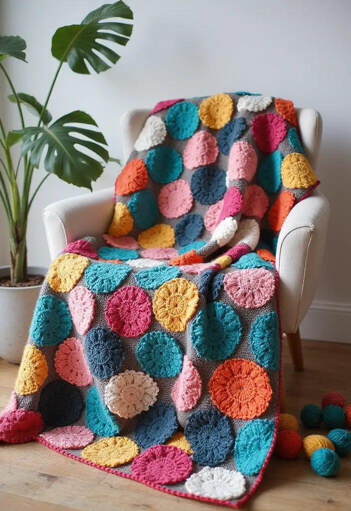 28 Cute and Warm Crochet Baby Blanket Free Pattern Designs Perfect for Newborn Gifts - 28. Modern Mosaic Blanket