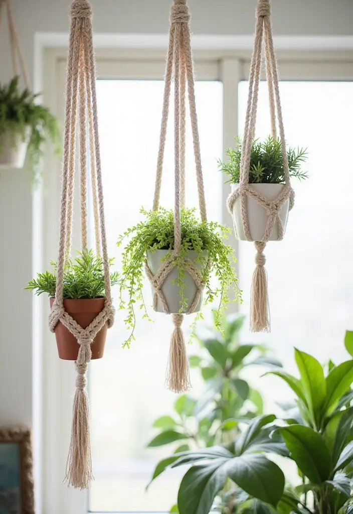 28 Fast Crochet Ideas for Beginners: Simple Projects to Get You Hooked - 10. Simple Crochet Plant Hangers
