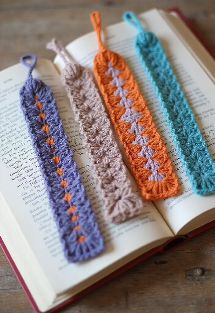 28 Fast Crochet Ideas for Beginners: Simple Projects to Get You Hooked - 11. Fast Crochet Bookmarks