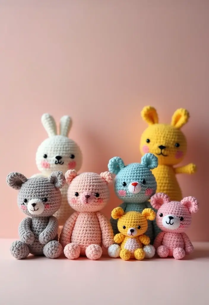 28 Fast Crochet Ideas for Beginners: Simple Projects to Get You Hooked - 18. Easy Crochet Amigurumi
