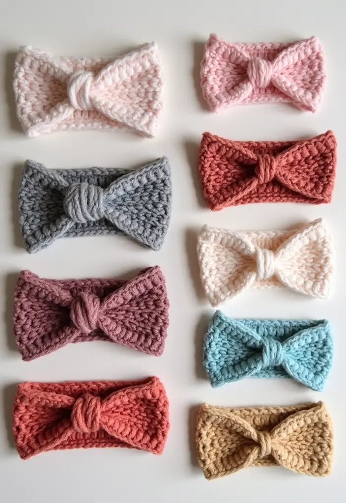 28 Fast Crochet Ideas for Beginners: Simple Projects to Get You Hooked - 2. Easy Crochet Headbands