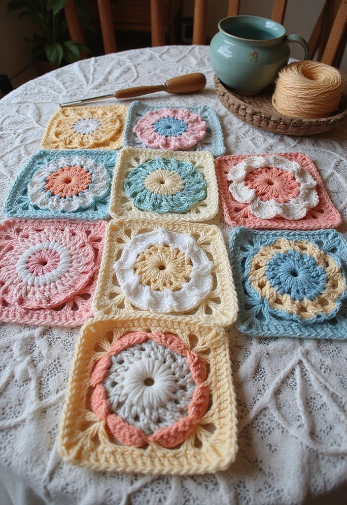 28 Granny Square Crochet Patterns to Inspire Your Next DIY Project - 11. Vintage-Inspired Granny Squares