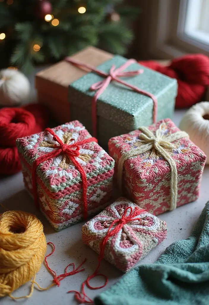 28 Granny Square Crochet Patterns to Inspire Your Next DIY Project - 28. Granny Square Gifts