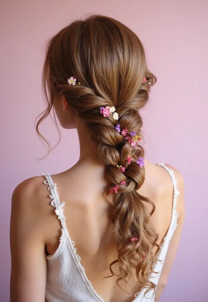 28 Half Braids Half Crochet Hairstyles That Blend Texture and Style Perfectly - 21. The Fishtail Braid and Crochet Delight