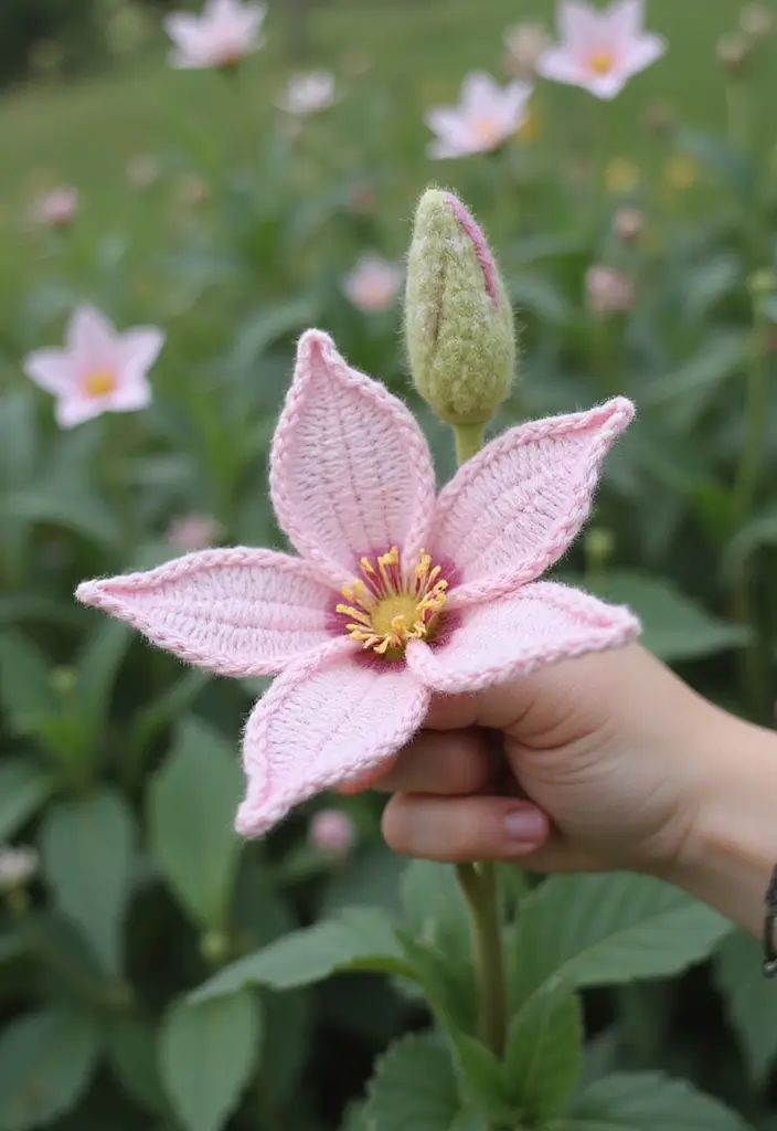 28 Stunning Flower Crochet Tutorials with 3D Designs and Petal Variations - 17. Beautiful Bellflower with Soft Petals