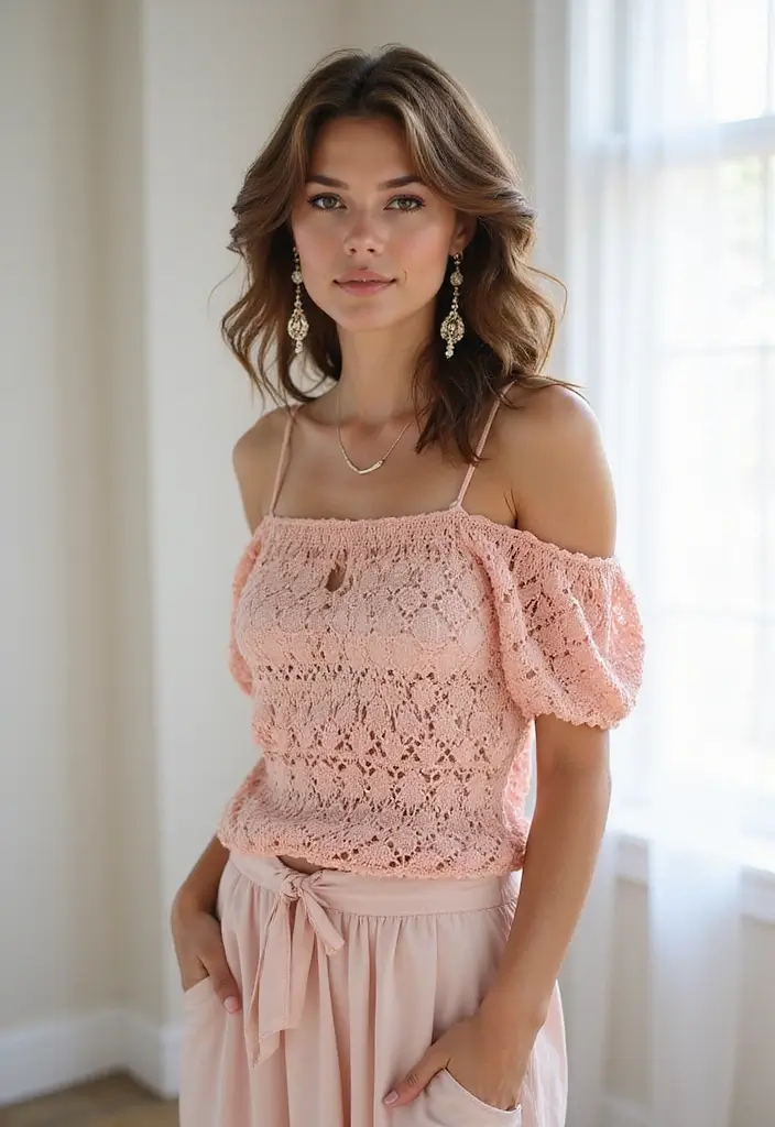 30 Breezy Crochet Summer Tops Free Patterns for Your DIY Wardrobe - 6. The Boxy Top