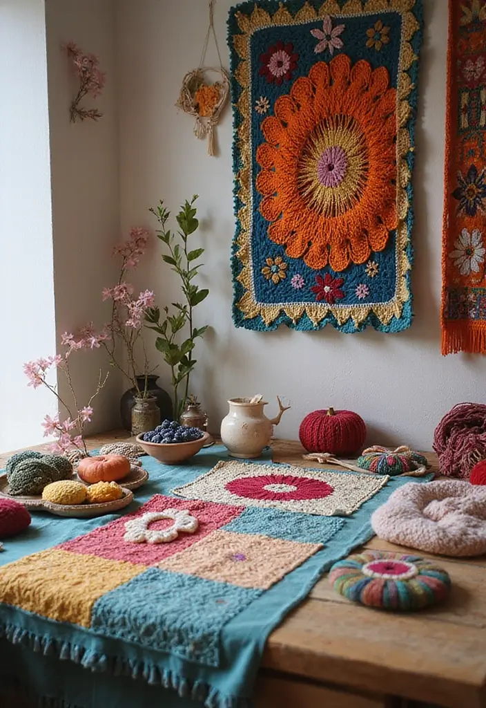 30 Colorful Crochet Tapestry Patterns: Free Charts for Your Home Decor - 21. Tapestry and Other Crafts