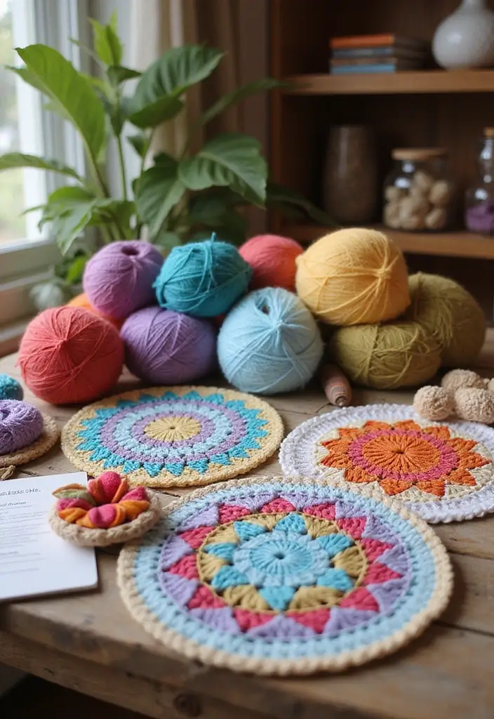 30 Cozy Crochet Granny Square Blanket Ideas with Creative Layouts - 30. DIY Crochet Kits for Sharing