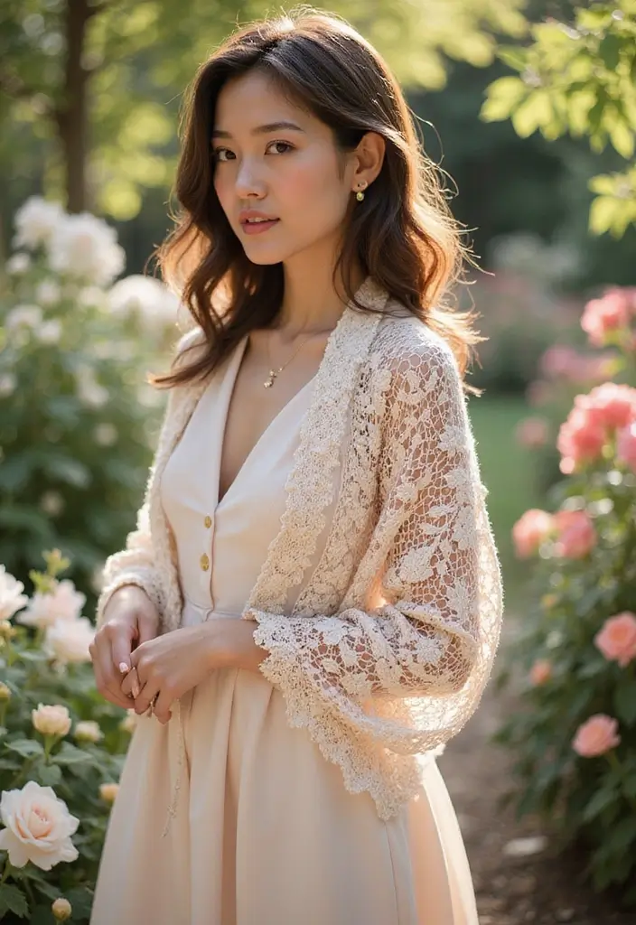 30 Creative Crochet Doll Clothes Free Pattern Ideas for Miniature Fashion Lovers - 15. Romantic Shawl