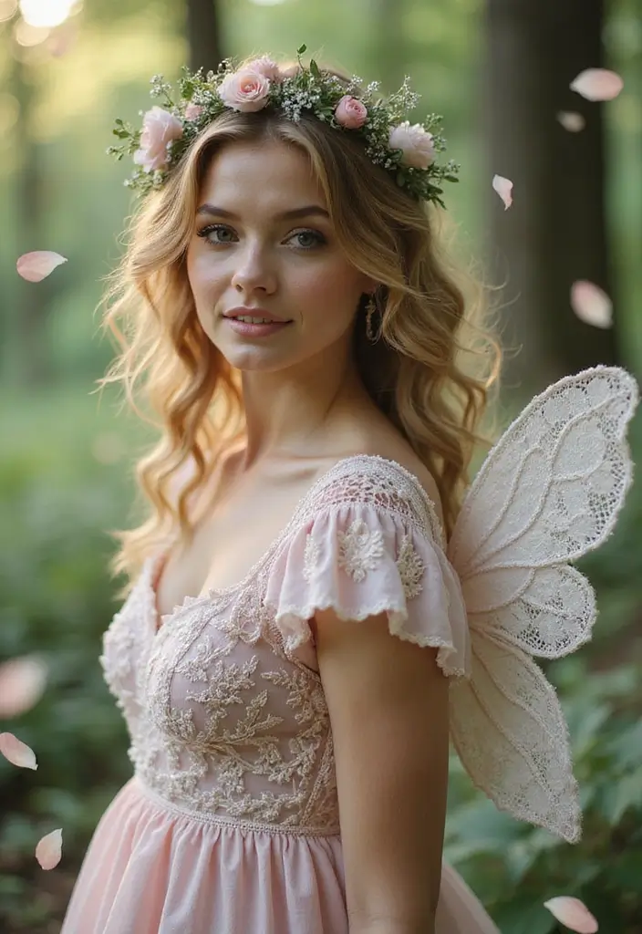 30 Elegant Crochet Styles for Black Women Featuring Curls - 18. Whimsical Fairy Tale Twists