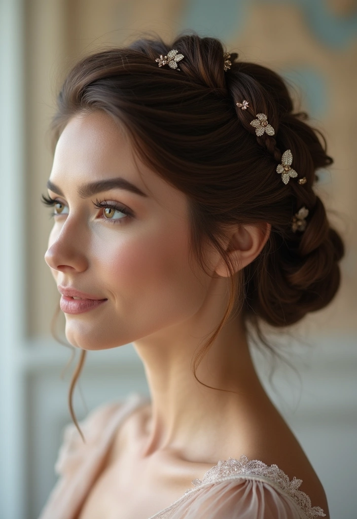 30 Elegant Crochet Styles for Black Women Featuring Curls - 4. Elegant Updos with Crochet Twists