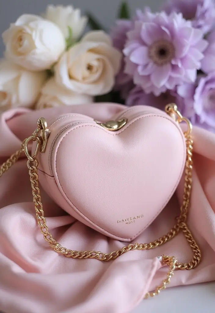 30 Fashionable Crochet Bag Patterns: Free Tutorials for Handmade Fashion Lovers - 23. Sweetheart Mini Bag