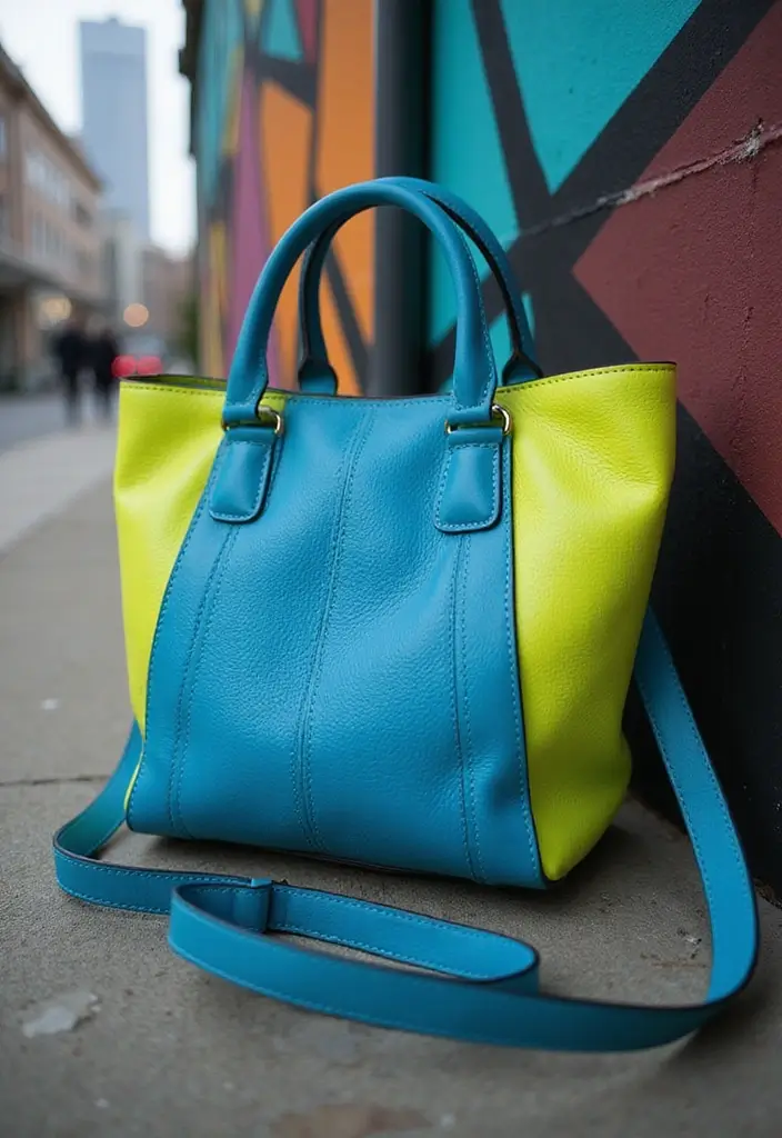 30 Fashionable Crochet Bag Patterns: Free Tutorials for Handmade Fashion Lovers - 24. Bold Geometric Bag