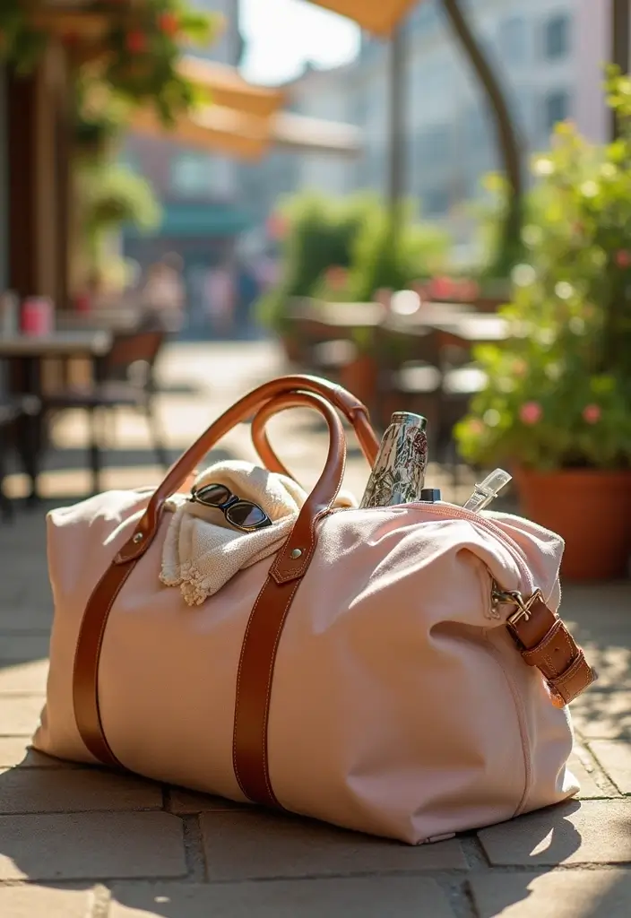 30 Fashionable Crochet Bag Patterns: Free Tutorials for Handmade Fashion Lovers - 25. Cozy Travel Bag