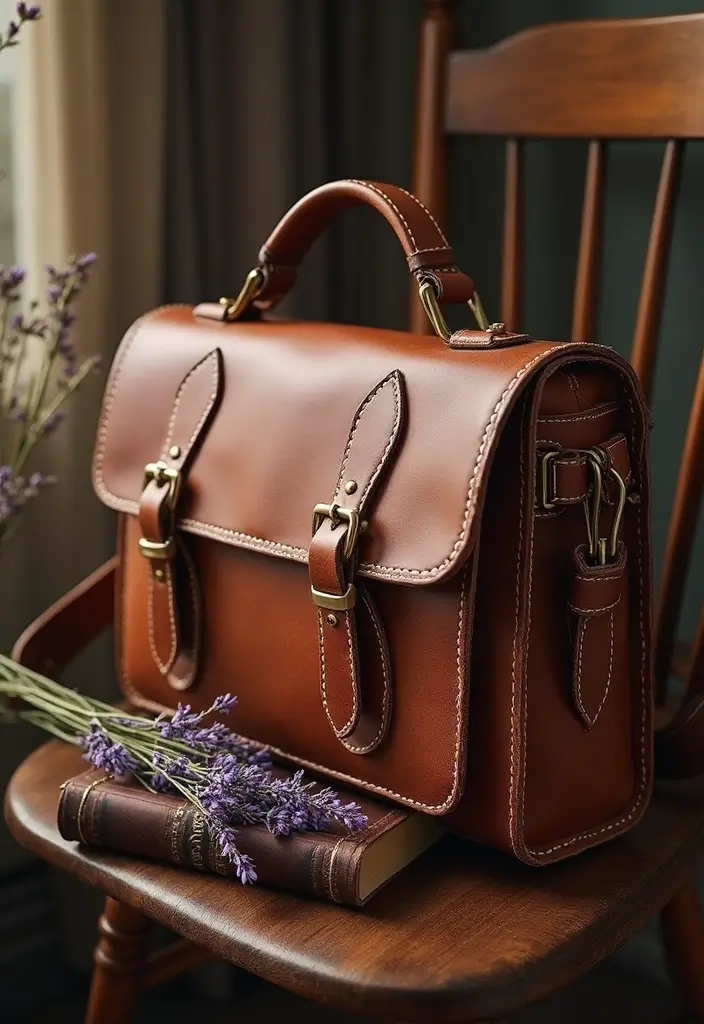 30 Fashionable Crochet Bag Patterns: Free Tutorials for Handmade Fashion Lovers - 5. Vintage Style Satchel